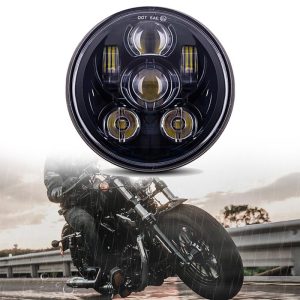 5-3 / 4 Inch 5.75 Inch Round LED Projeção Farol para Harley Motorcycles