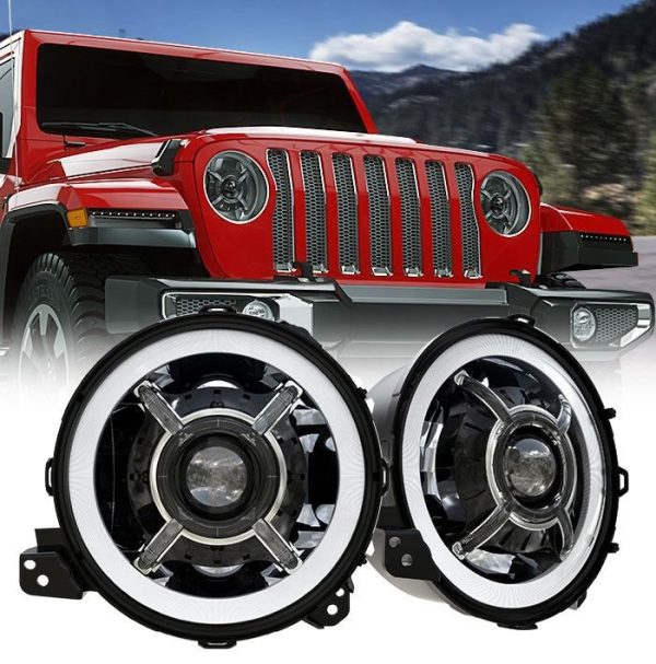 9 polegadas de alta potência levou kit farol para Jeep Wrangler JL 2018-2019