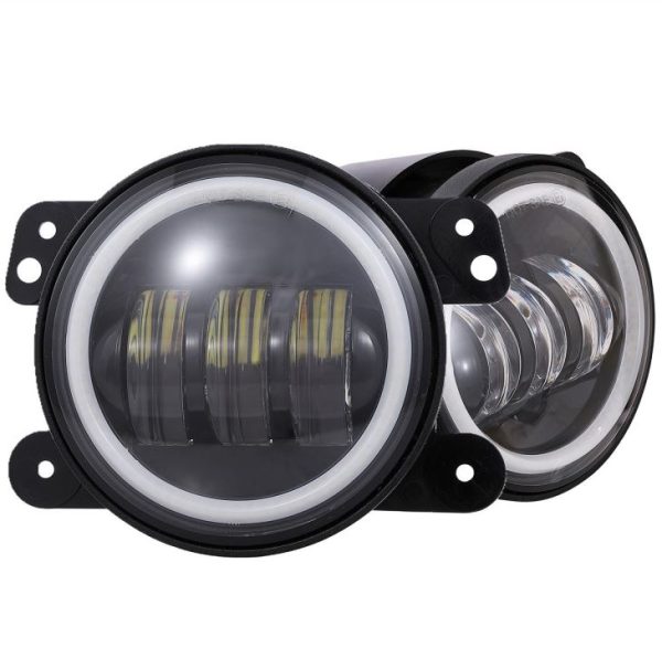 Luzes de nevoeiro halo para jeep wrangler