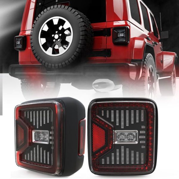 JL Tail Light Lâmpada de cauda LED para Jeep Wrangler JL 2018 2019