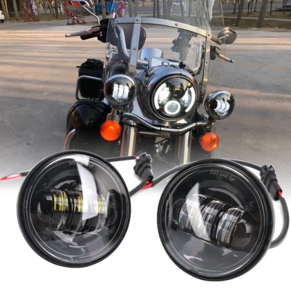 Lâmpadas LED de passagem para Harley