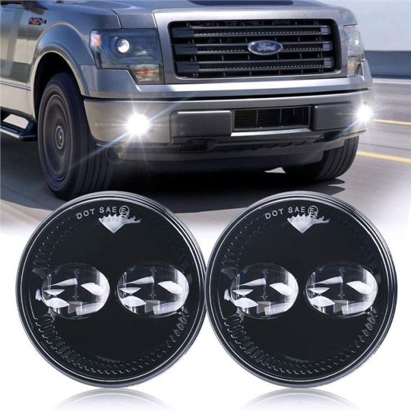 Morsun Car Parts4.5 Inch Fog Lamp Para Ford F150 F-150 09-14 Ranger 08-11 Luz de Neblina