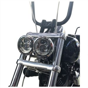 Farol Morsun Plug and Play Fat Bob 4.56 "Para Harley 12v H4 Motorcycle Headlamp Projetor