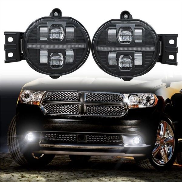 Luz de neblina LED de atualização Morsun para acessórios Dodge Ram Durango 1500 2500 3500 Luz de passagem de pára-choque LED