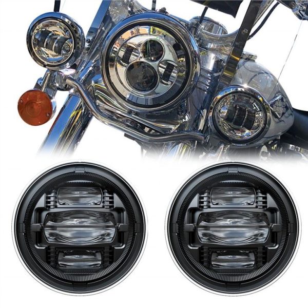 5 polegadas LED conjunto de luz de neblina para Harley Electra Glide Ultra Classic